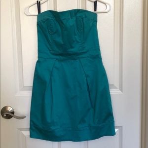 Teal cocktail dress